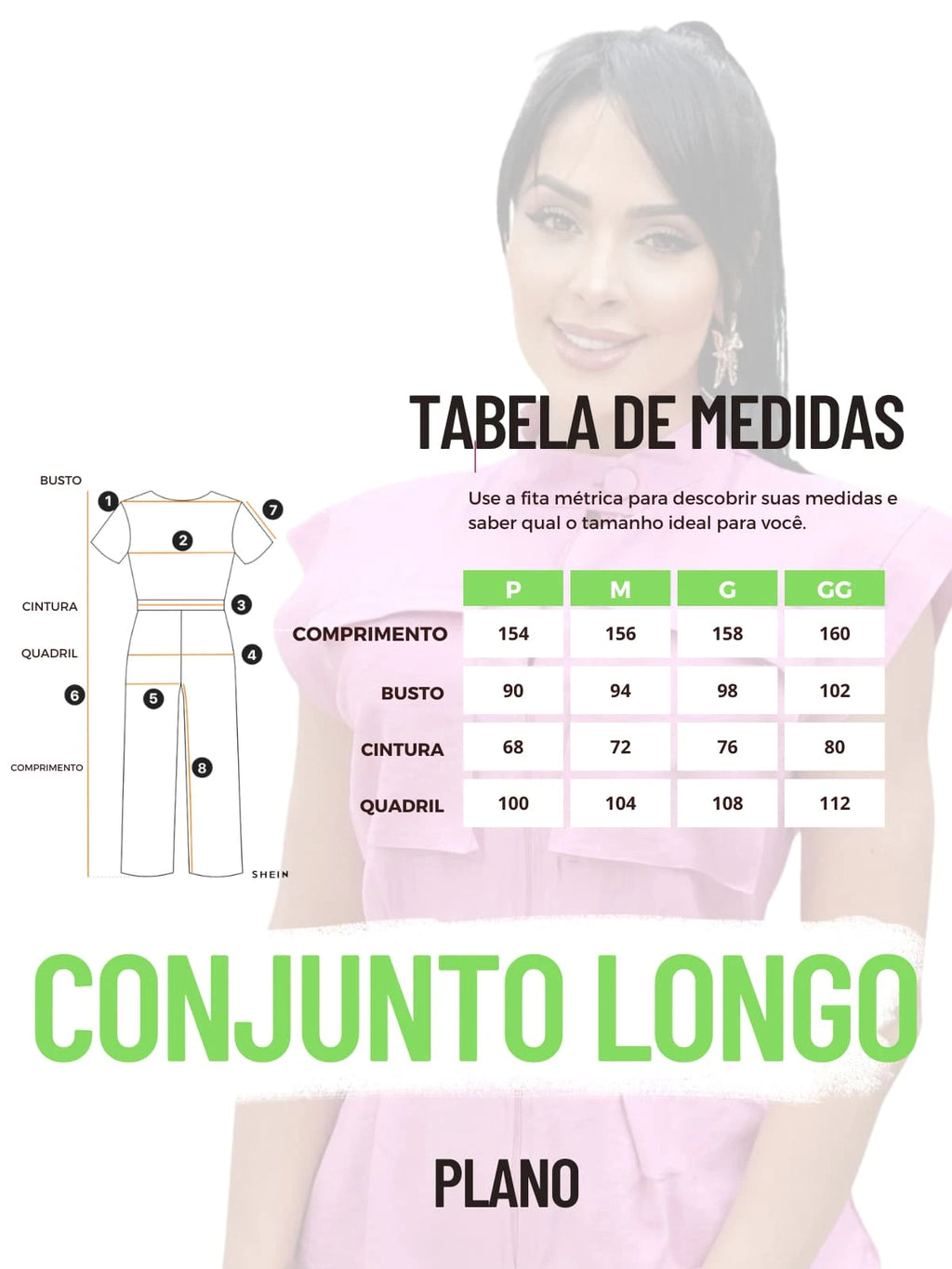 Conjunto Feminino Cropped Com Bojo E Calça Com Ilhós E Zíper Frontal