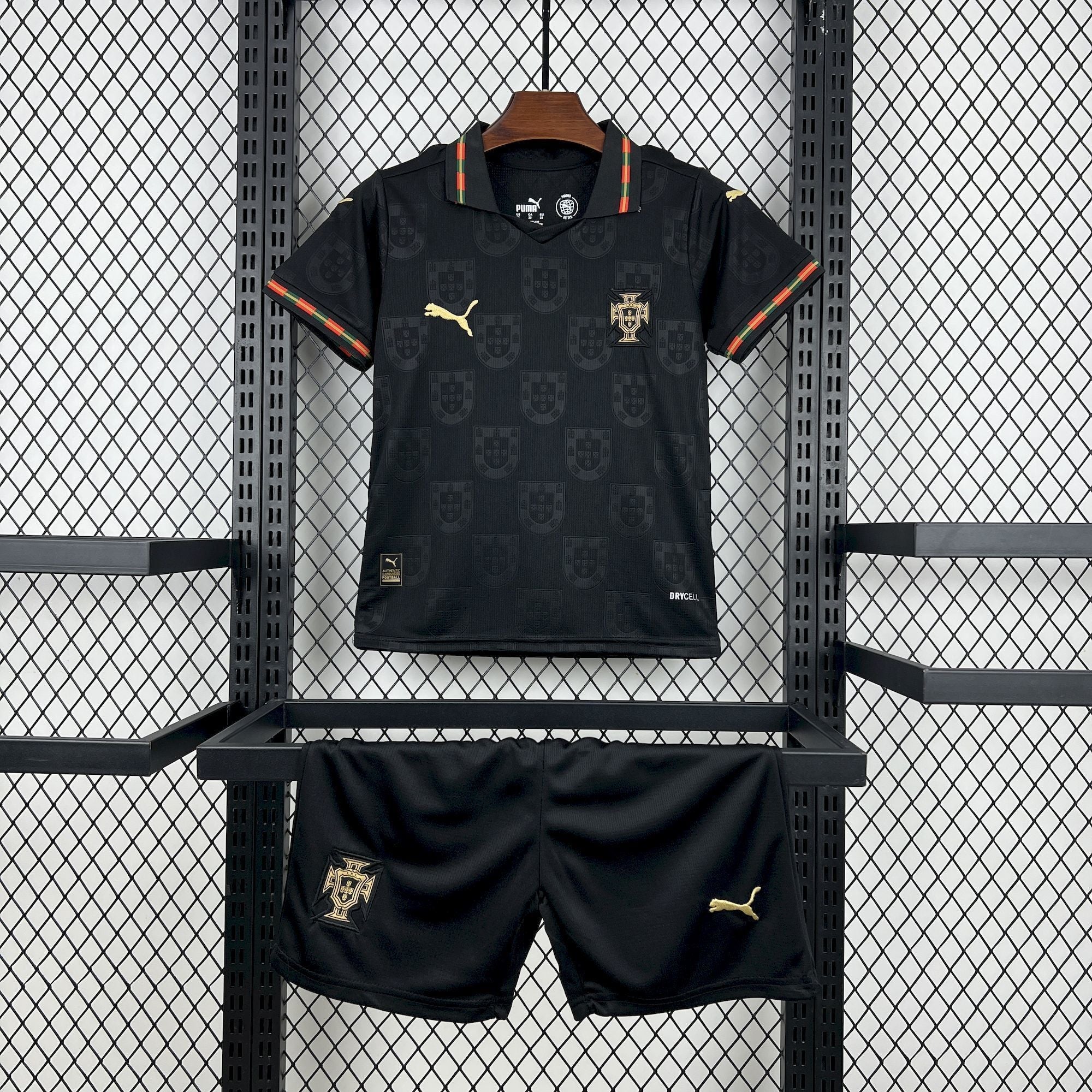 Kit Infantil Portugal Titular 25/26 Copa do Mundo