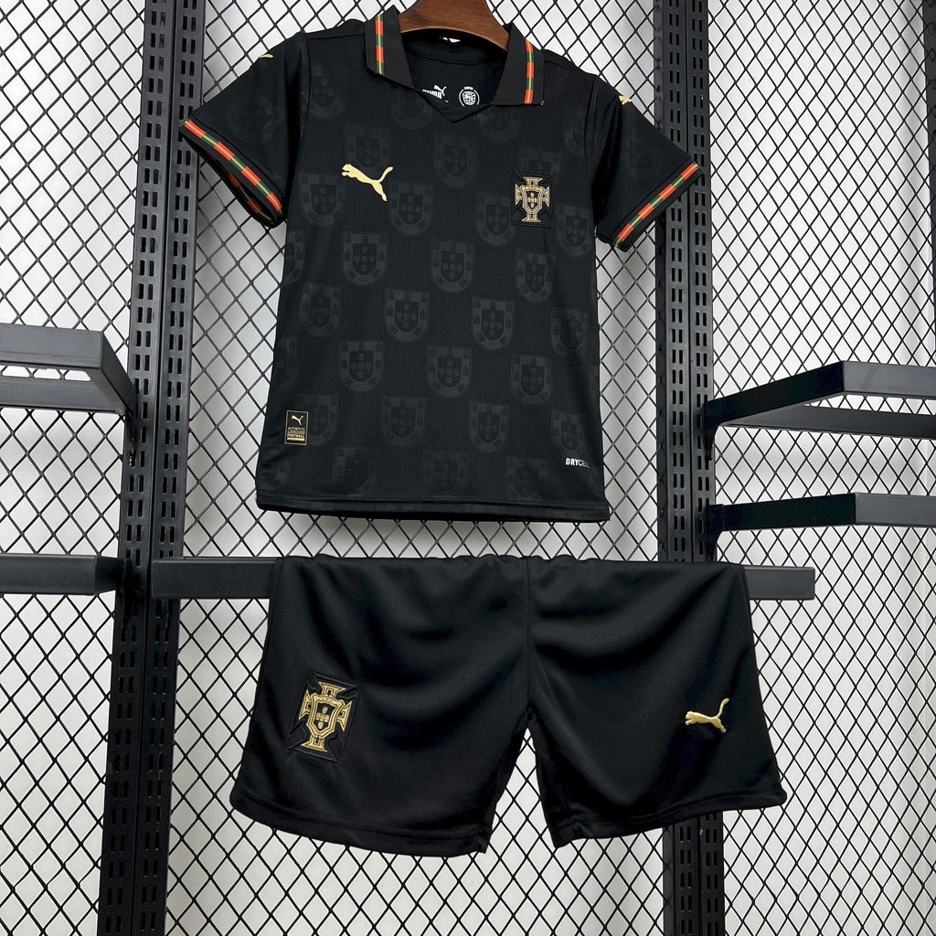 Kit Infantil Portugal Titular 25/26 Copa do Mundo